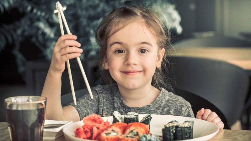 Cómo hacer sushi para niños
