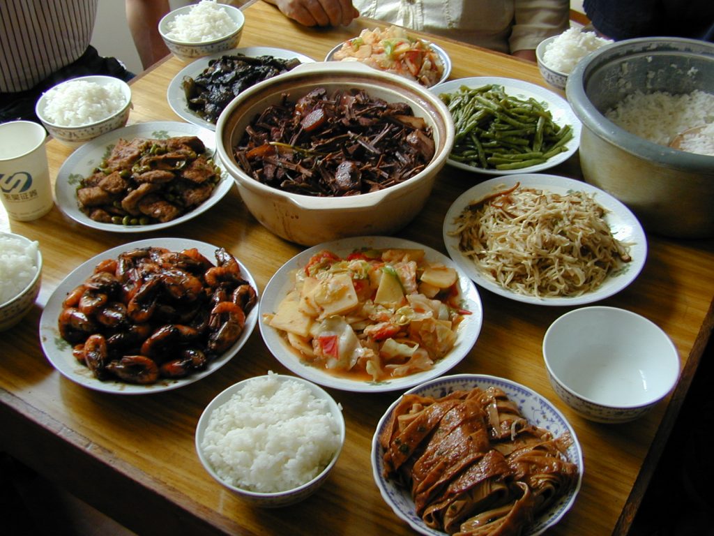 ingredientes de la auténtica comida china