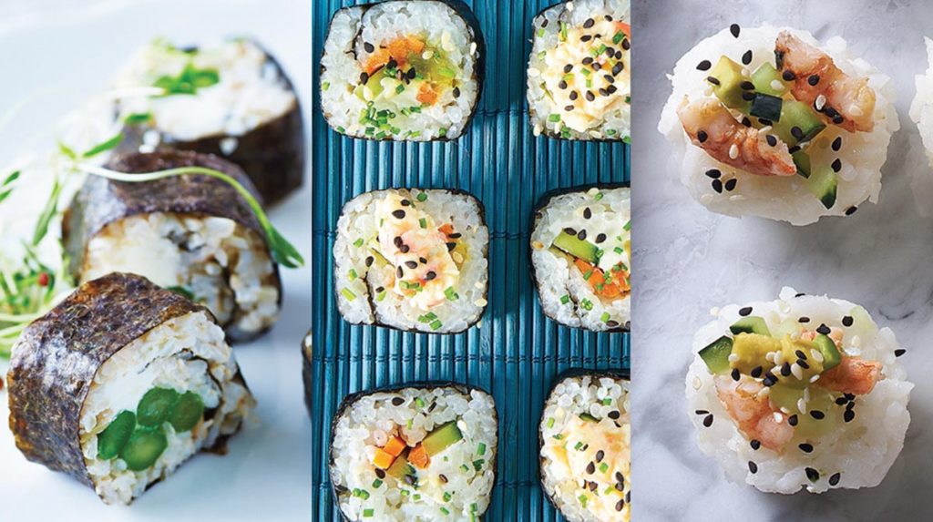 preparar sushi para niños